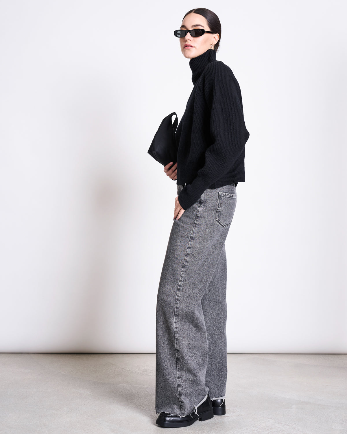 JAN'N JUNE - WOOLY OLA Pullover Black