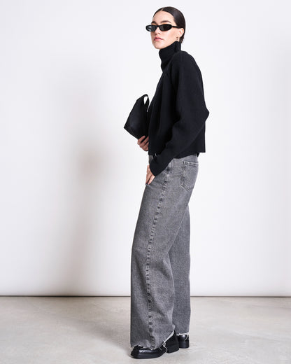 JAN'N JUNE - WOOLY OLA Pullover Black