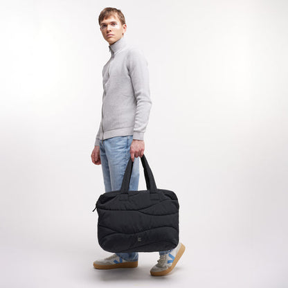 GOT BAG - Wavy Puffer Everyday Bag Black