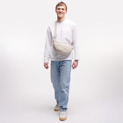 GOT BAG - Wavy Puffer Moon Bag Small Scallop