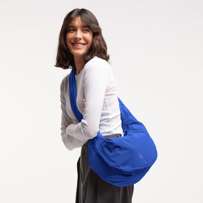 GOT BAG - Moon Bag Ruffle | Cobalt Monochrome