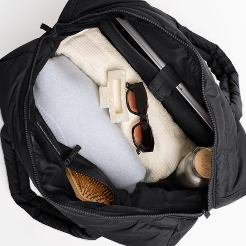 GOT BAG - Wavy Puffer Everyday Bag Black