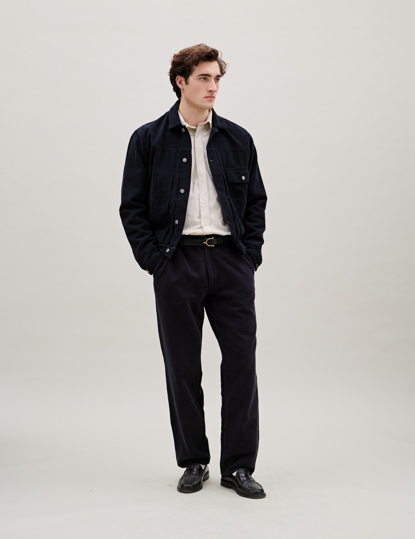 forét - Clay Corduroy Pants | Navy