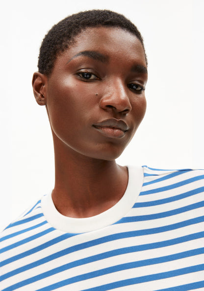 Armedangles - FRANKAA Maarlen Stripe undyed-dark morning