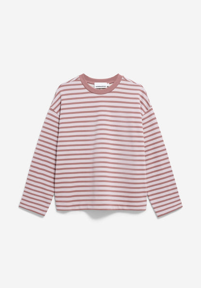 Armedangles - FRANKAA Maarlen Stripe ice grape-dark berry