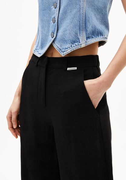Armedangels - CAARUNUS Lino Pant Black