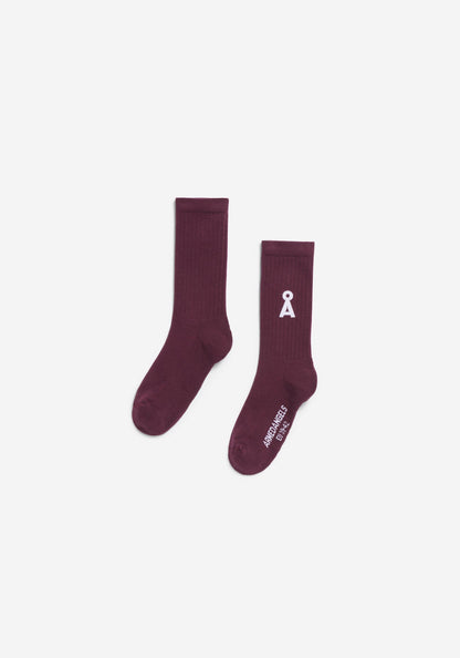 Armedangels - Saamus Bold Socken Dark Cranberry