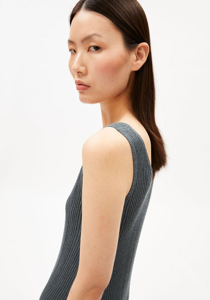 Armedangels - CINDAA Lino Kleid | Space Steel