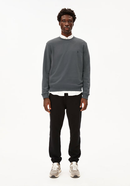 Armedangels - BAARO Fleece Pullover Space Steel
