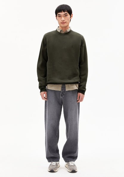 Armedangels - BAARO Fleece Pullover Forest Pine