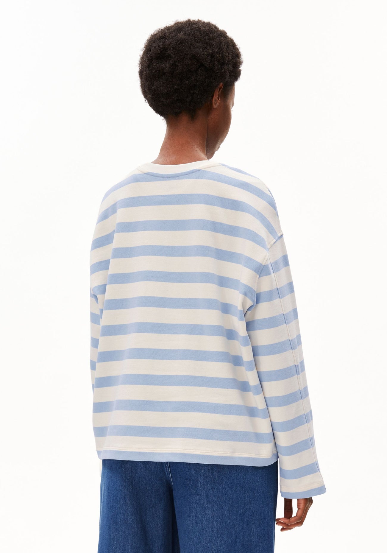 Armedangels - ICONIC Å FRANKAA Bold Sweatshirt | Undyed/Soft Blue