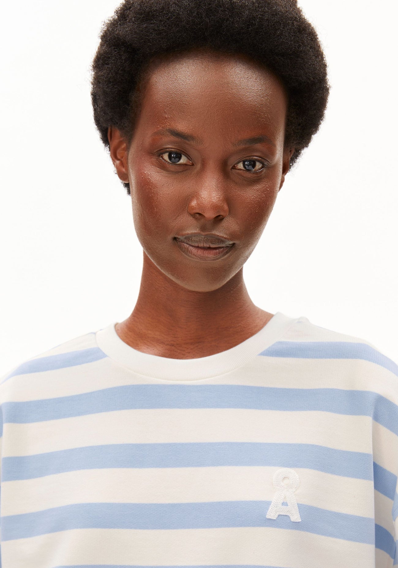 Armedangels - ICONIC Å FRANKAA Bold Sweatshirt | Undyed/Soft Blue