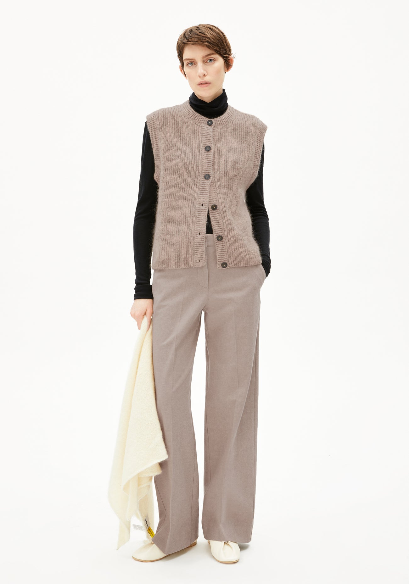 Armedangels - Leandraa Handaas Pure-Walnut Cream