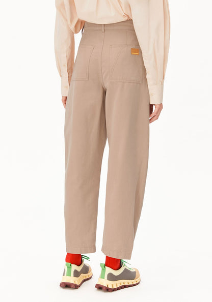 Armedangels - Workwear Canvas Barrel Pant True Camel