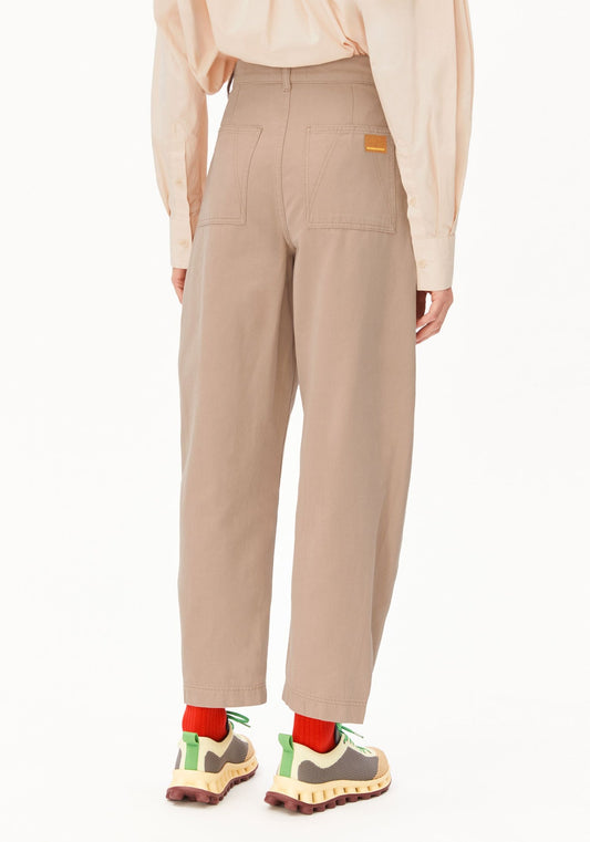 Armedangels - Workwear Canvas Barrel Pant True Camel