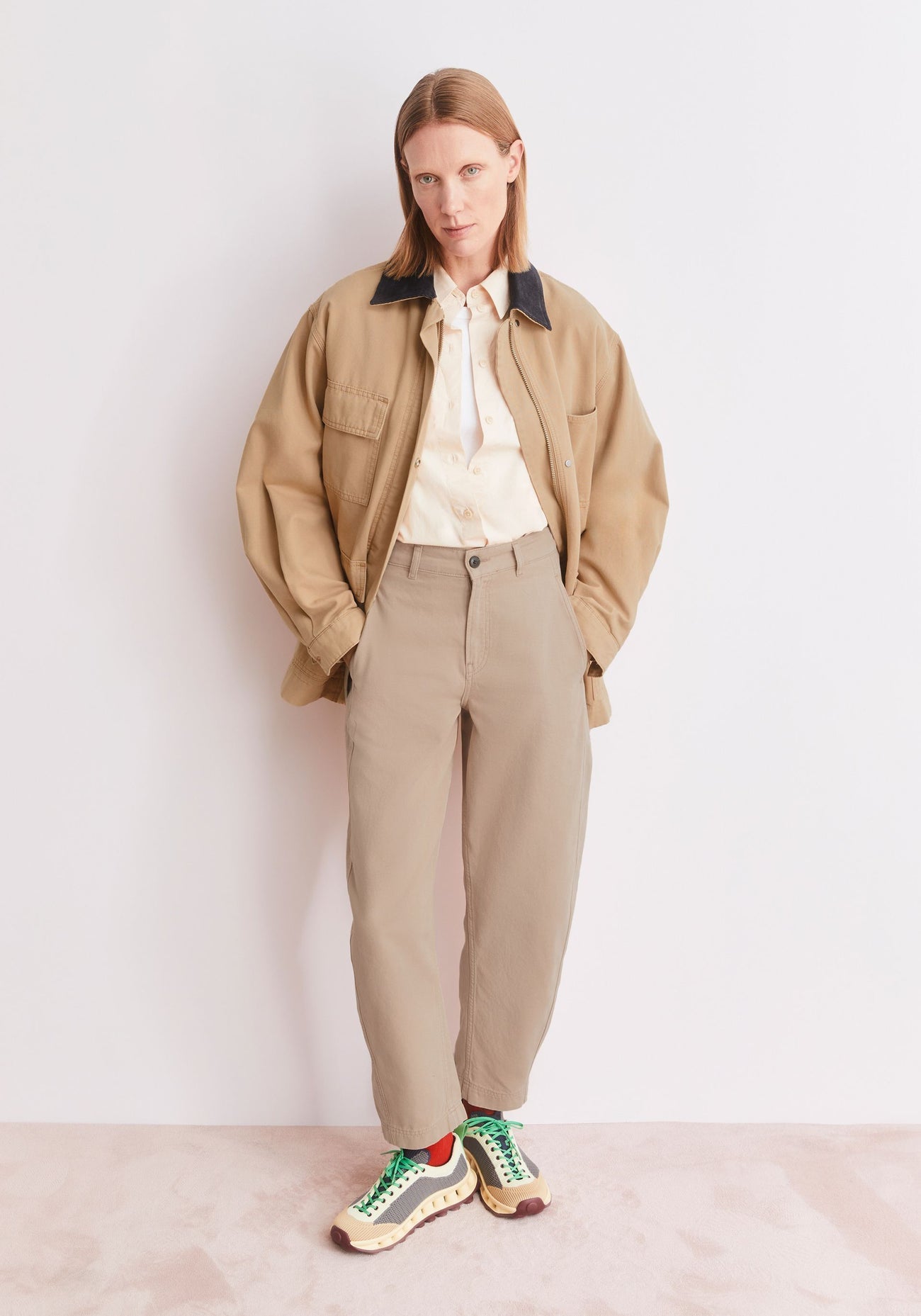 Armedangels - Workwear Canvas Barrel Pant True Camel