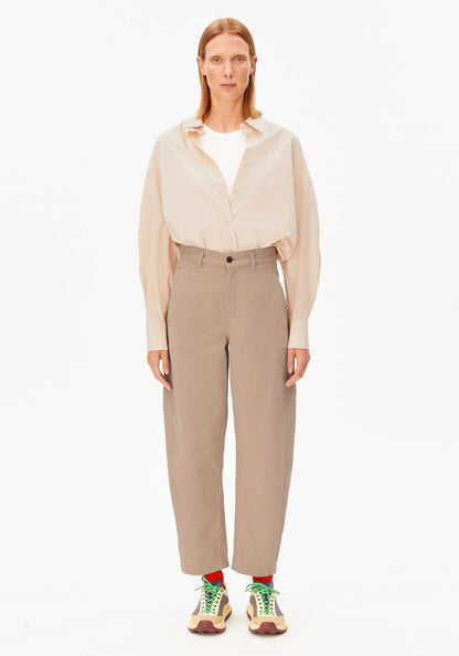 Armedangels - Workwear Canvas Barrel Pant True Camel