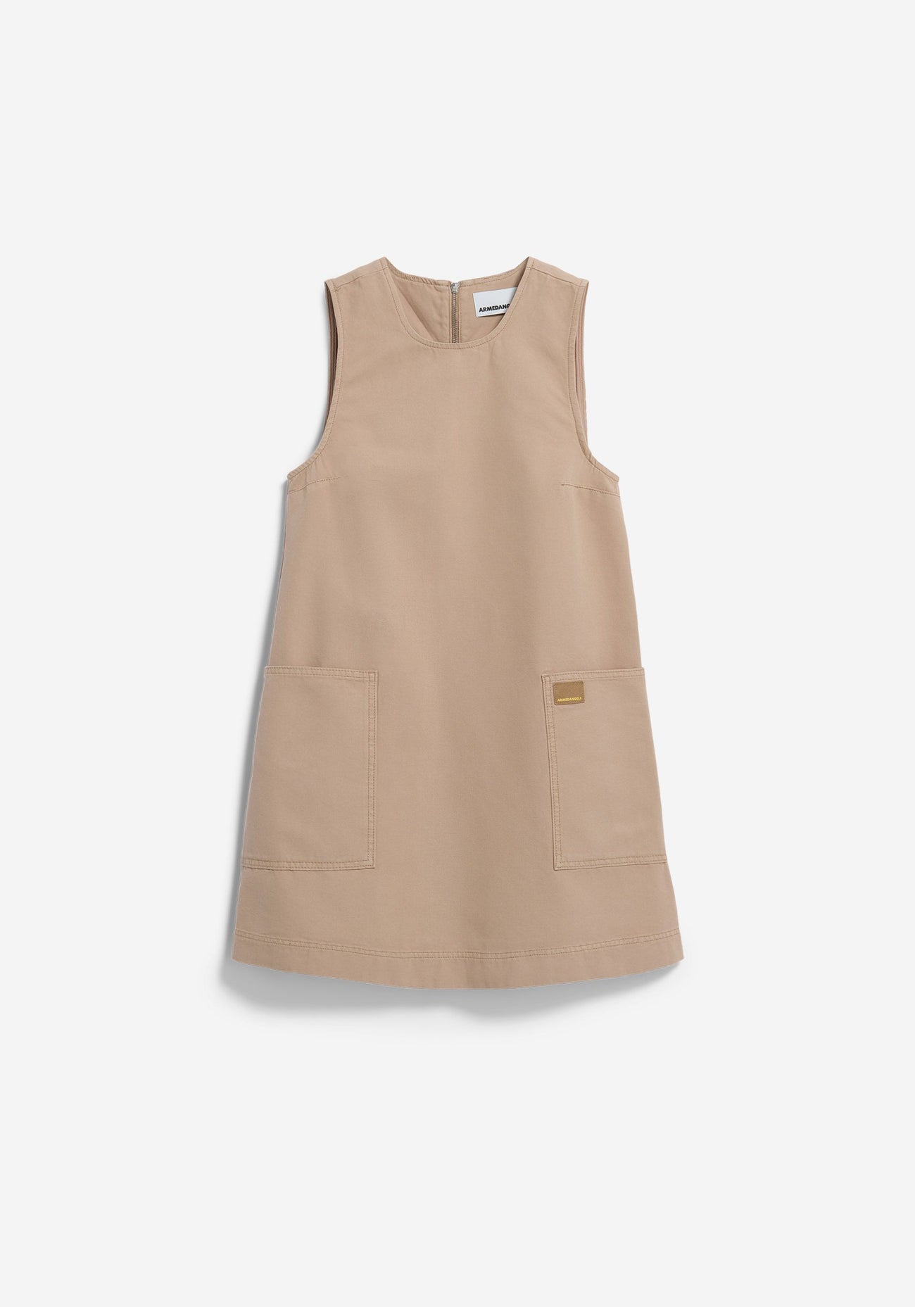 Armedangels - Workwear Canvas Mini Dress True Camel