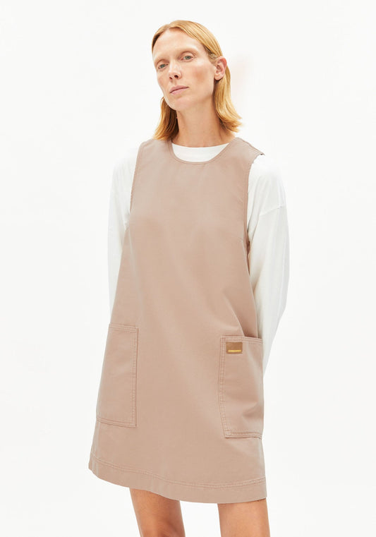 Armedangels - Workwear Canvas Mini Dress True Camel