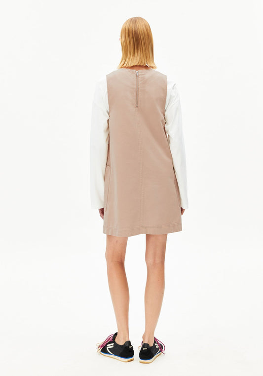 Armedangels - Workwear Canvas Mini Dress True Camel