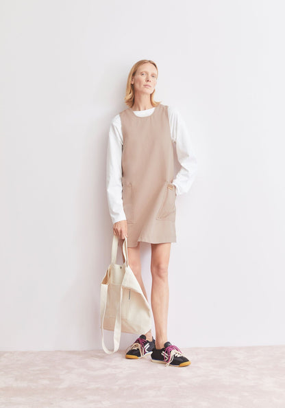 Armedangels - Workwear Canvas Mini Dress True Camel