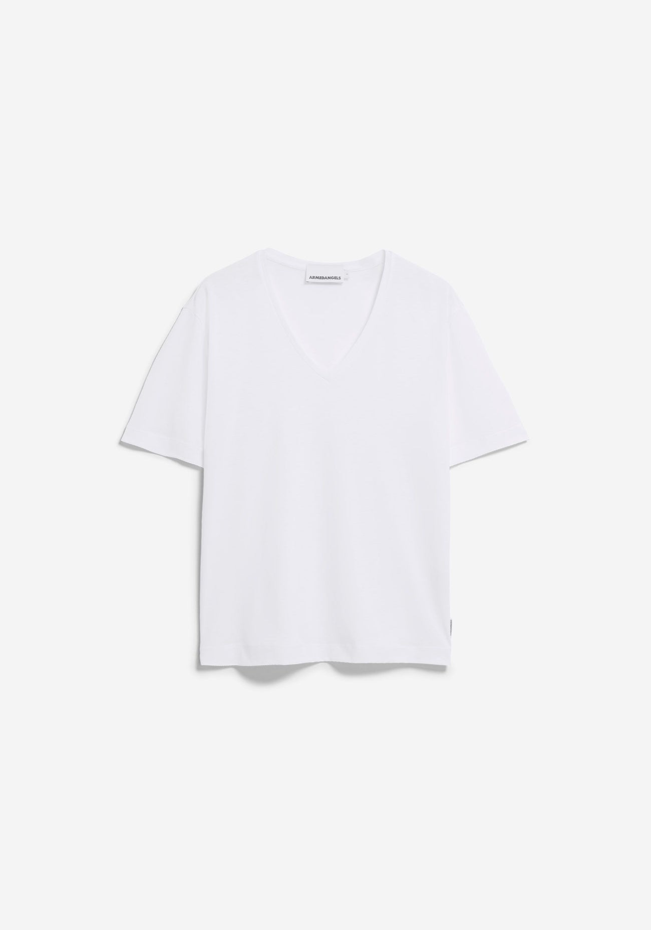 Armedangels - V-Neck T-Shirt White