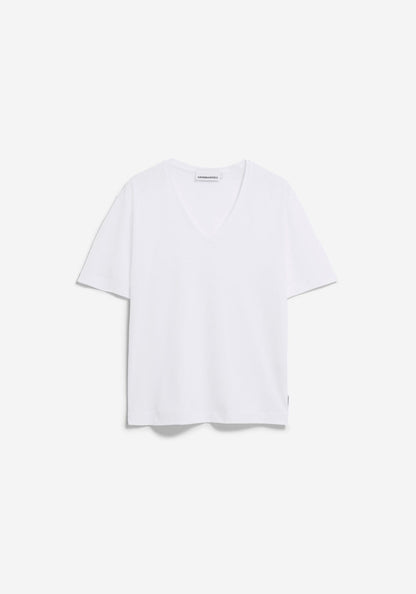 Armedangels - V-Neck T-Shirt White