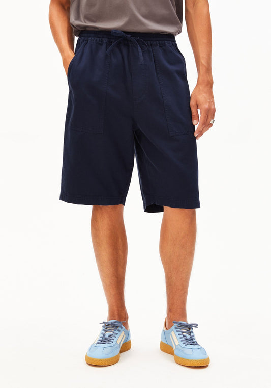 Armedangels - Cotton Lino Short | Tinted Navy