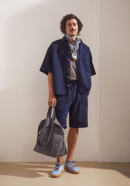 Armedangels - Cotton Lino Short | Tinted Navy