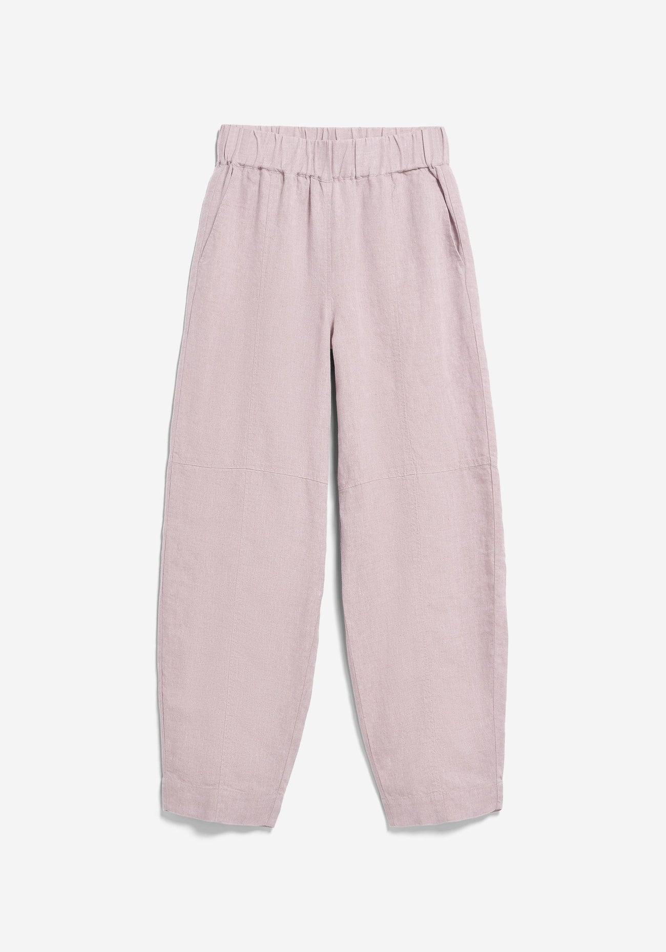 Armedangels - Pull on Barrel Hose Leinen | Pink Mist