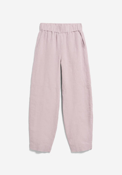 Armedangels - Pull on Barrel Hose Leinen | Pink Mist