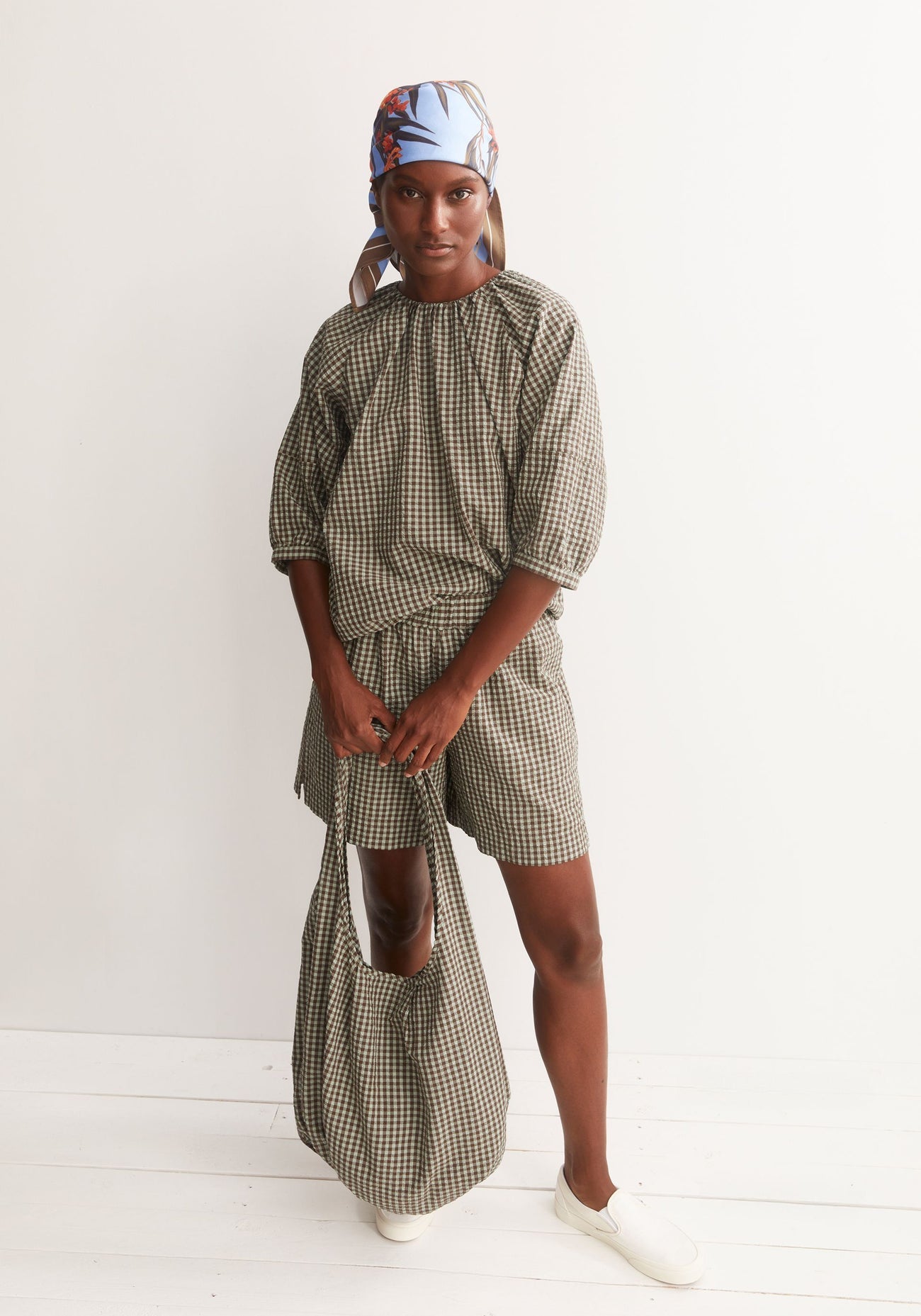 Armedangels - Vichy Seersucker Short