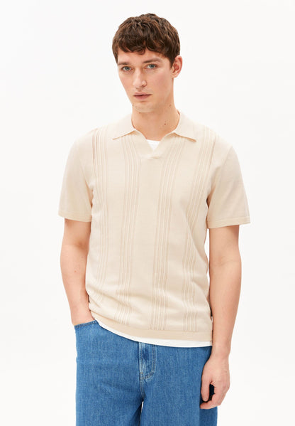 Armedangels - Strickpoloshirt | Pure