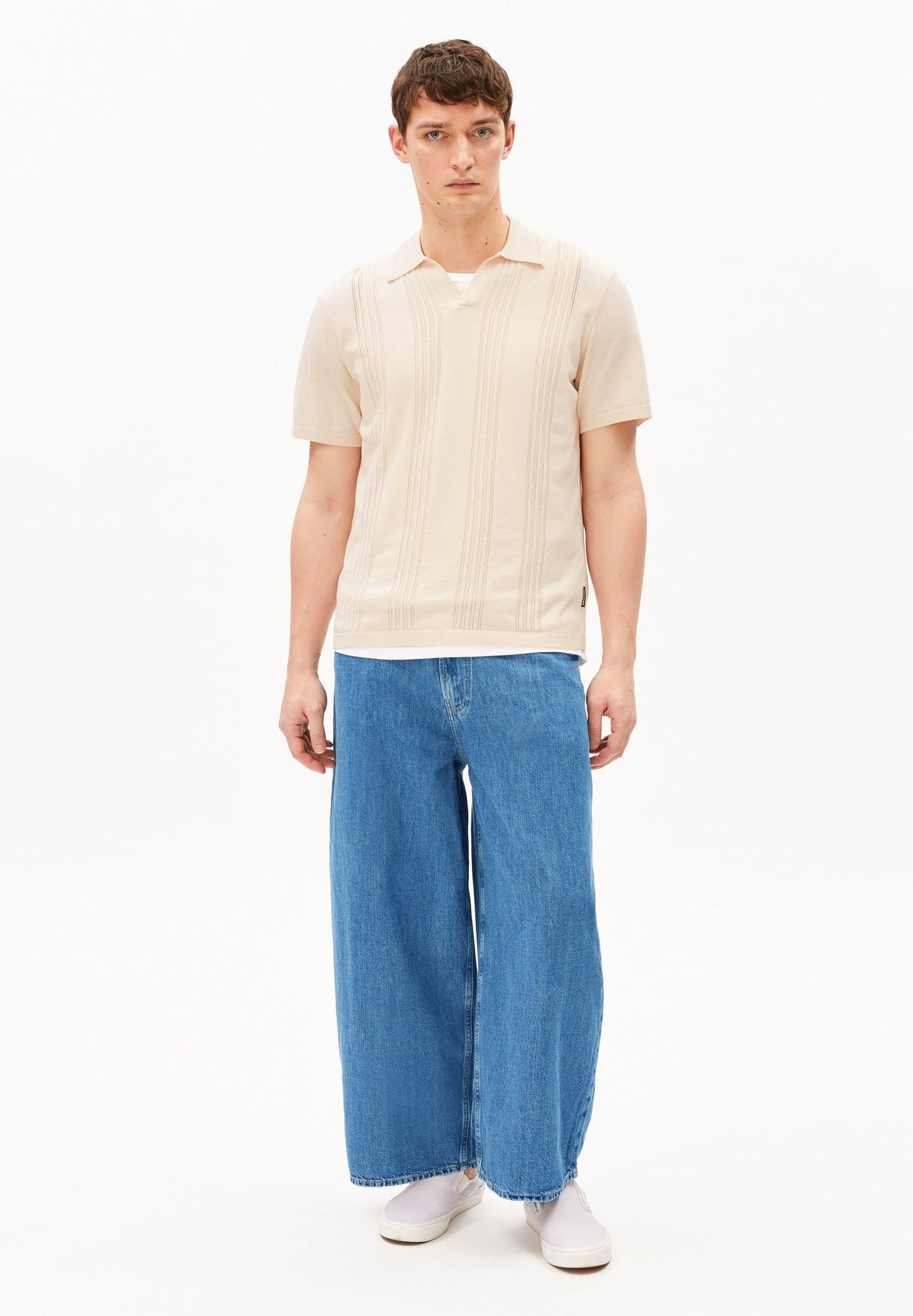 Armedangels - Strickpoloshirt | Pure