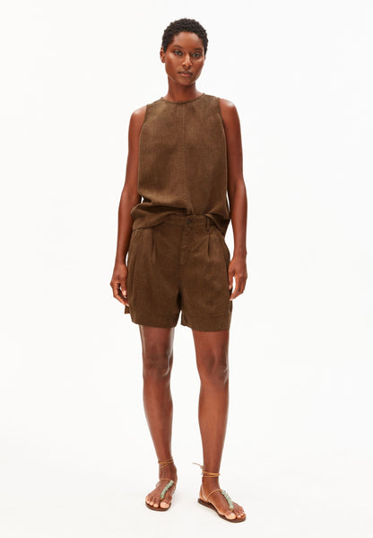 Armedangels - Piñayarn Blent GMT DYE Short | Dried Palm
