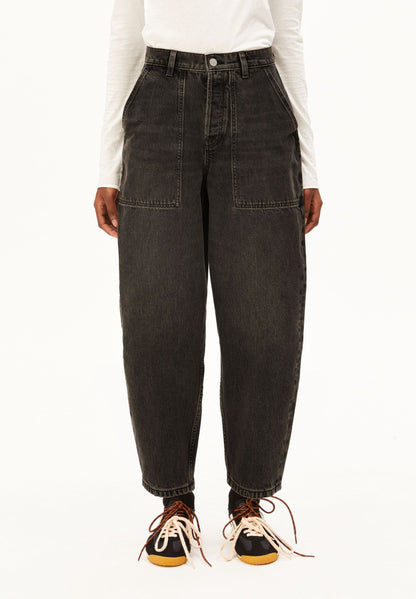 Armedangels - BAARLY High Worker Barrel Jean | Nutmeg