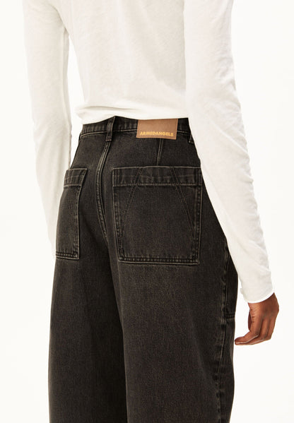 Armedangels - BAARLY High Worker Barrel Jean | Nutmeg