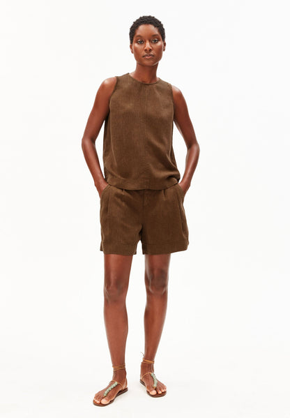 Armedangels - Piñayarn Blent GMT DYE Top | Dried Palm
