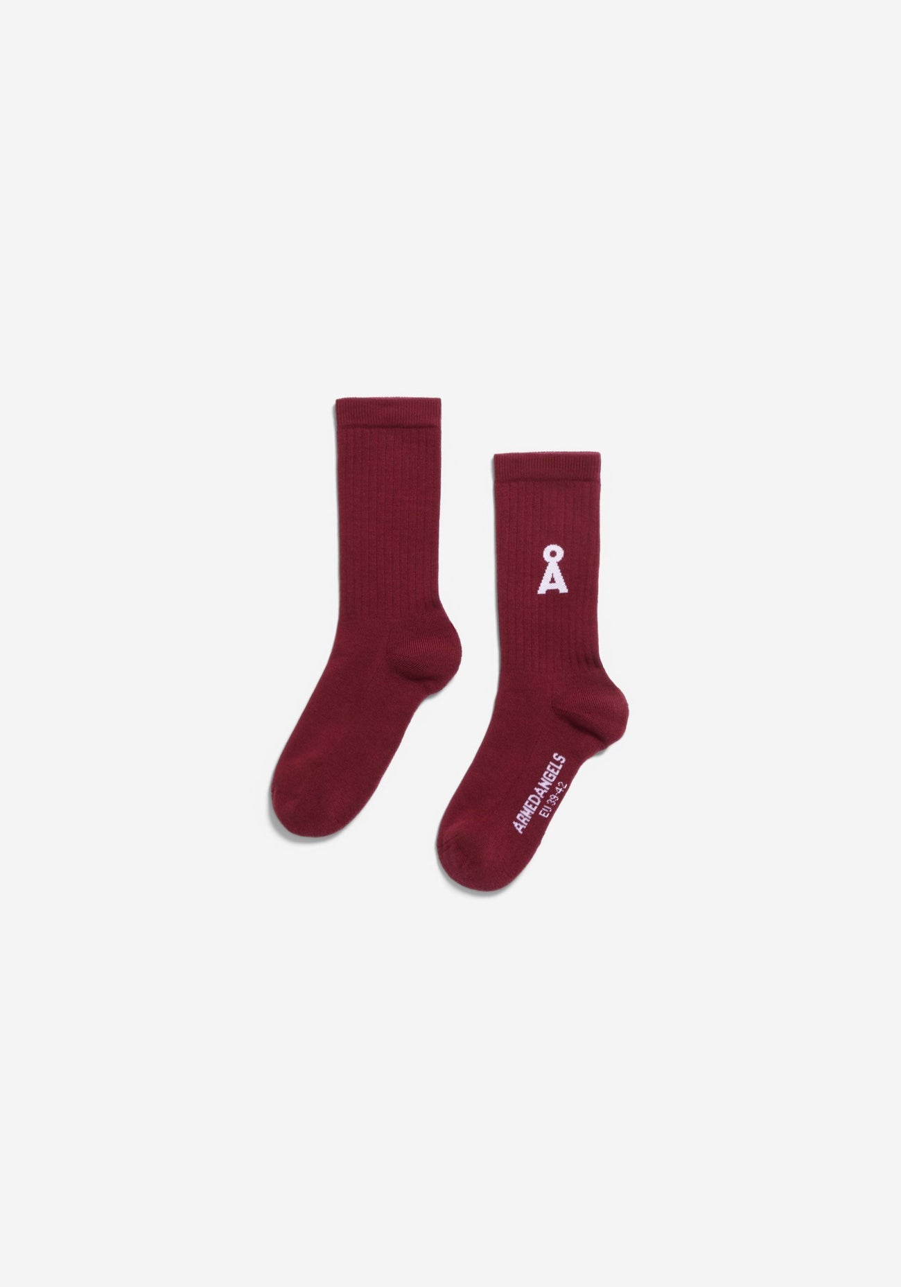 Armedangels - Saamus Bold Socks | Velvet Red