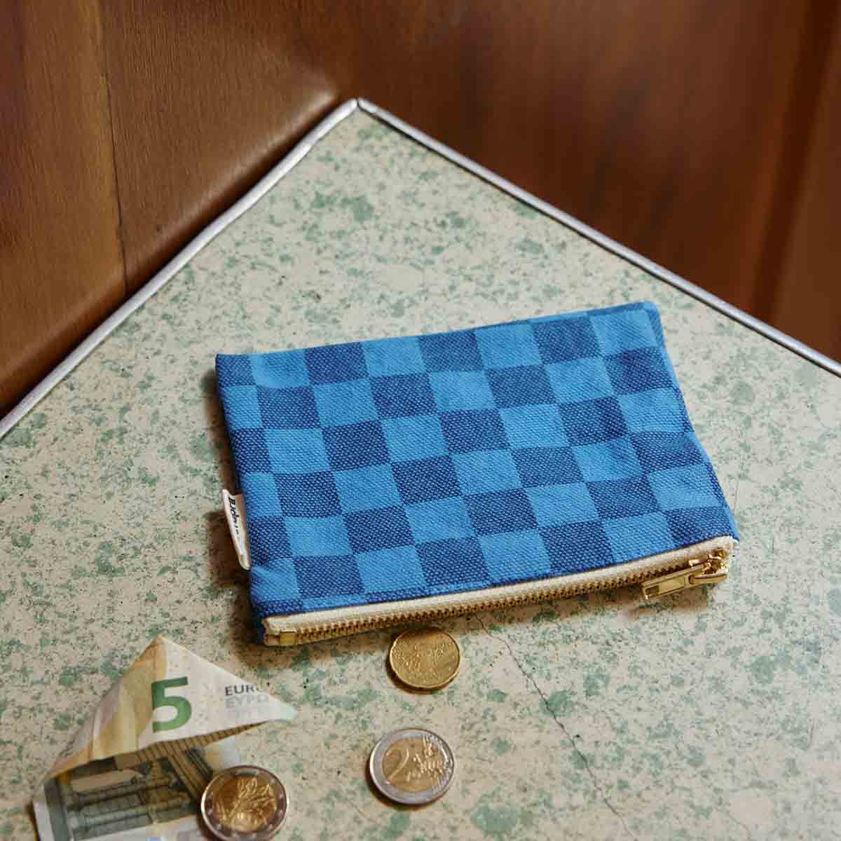 Rose in April - Portemonnaie Check Greek Blue/Navy Blue