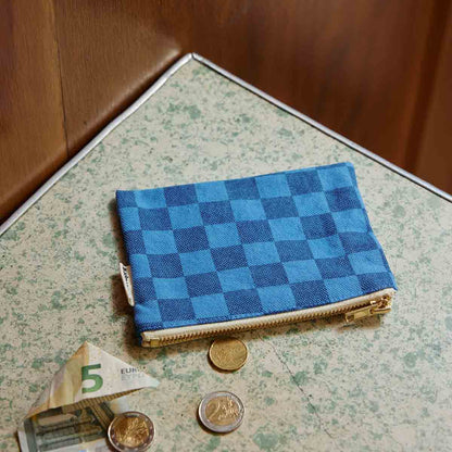 Rose in April - Portemonnaie Check Greek Blue/Navy Blue