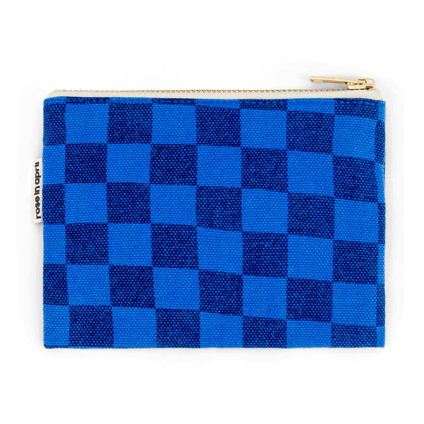 Rose in April - Portemonnaie Check Greek Blue/Navy Blue