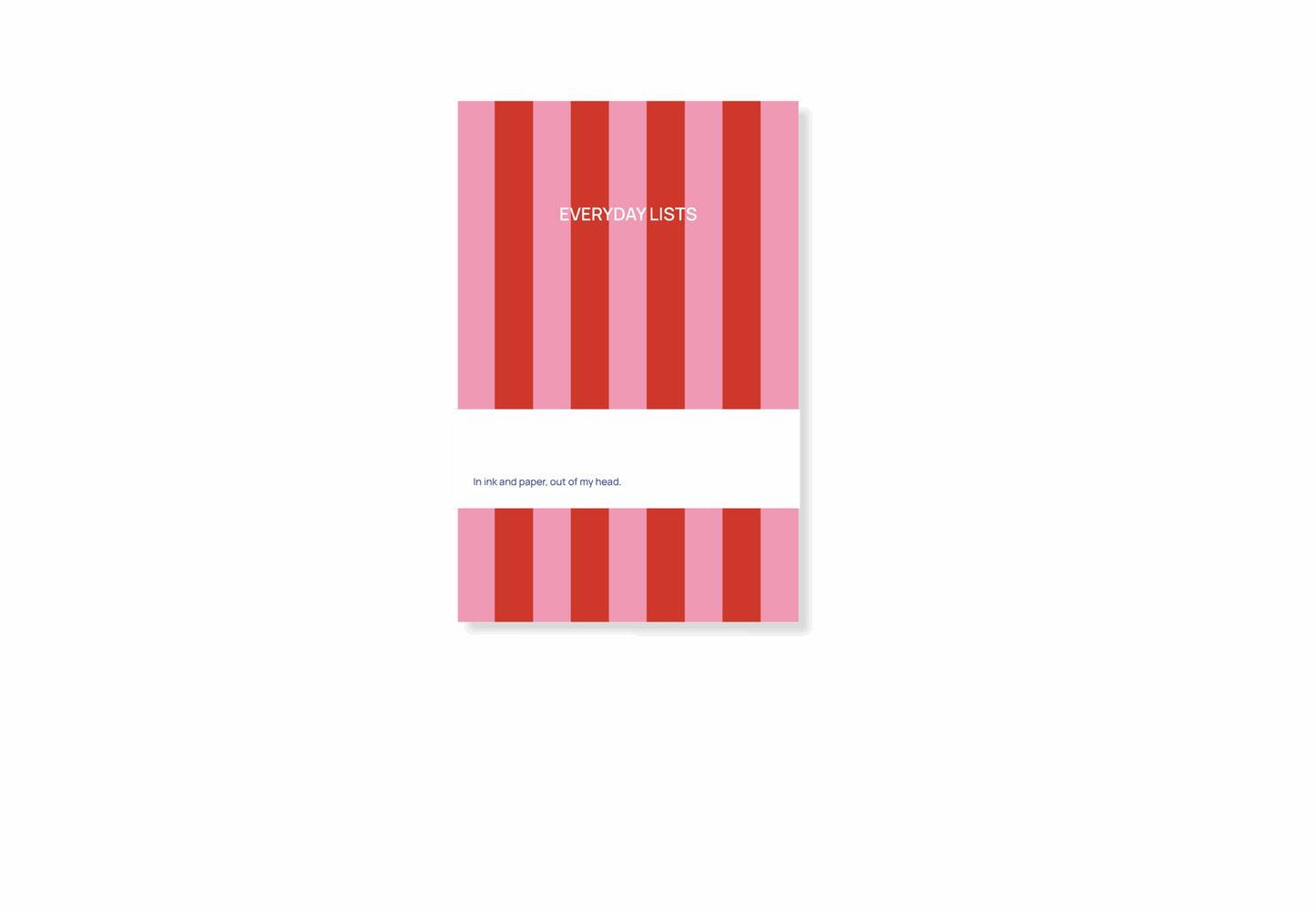 A-Journal - Everyday List Pink/Rot