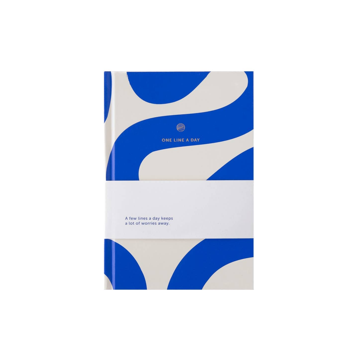 A-Journal - One Line a Day Book Blue Wave