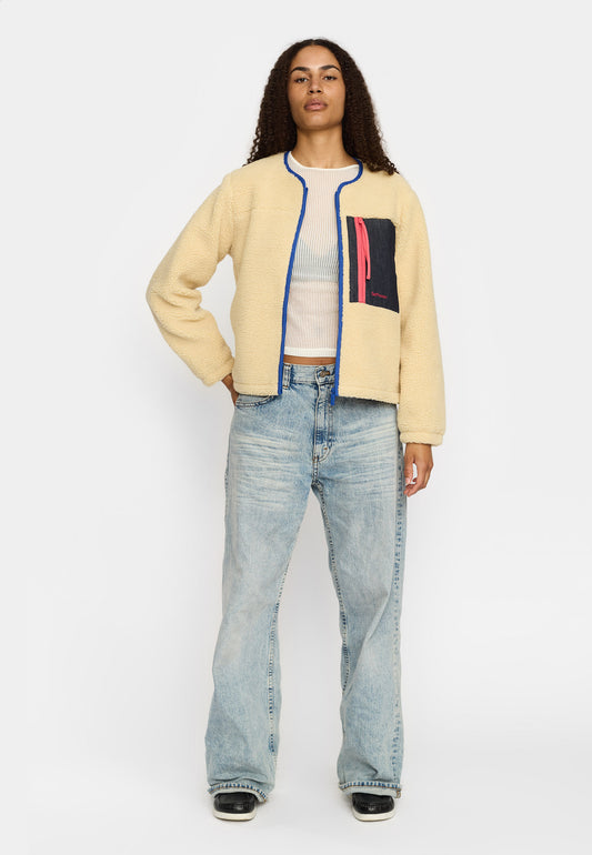 Selfhood - Pocket Teddy Jacket | Offwhite