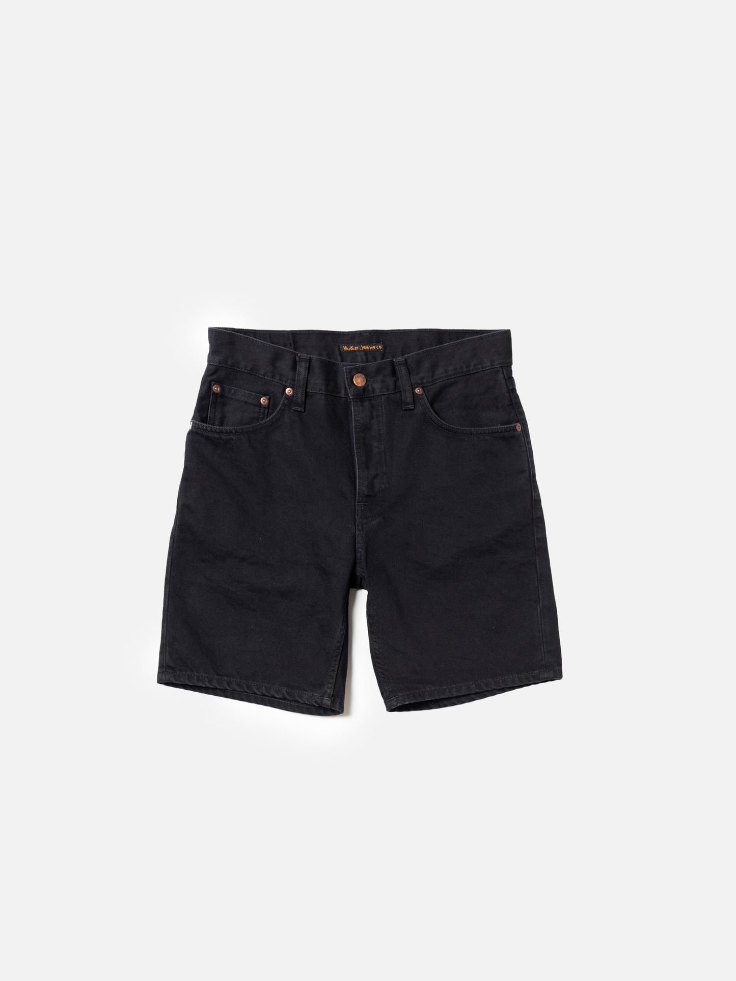 Nudie Jeans - Seth Denim Shorts Aged Black