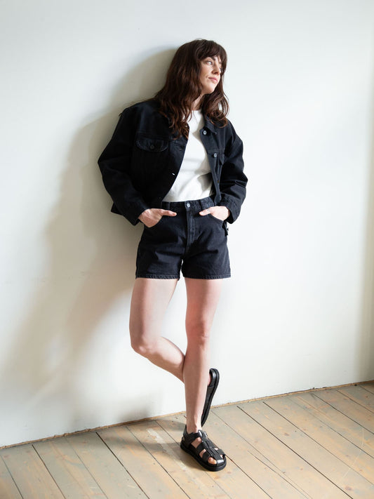 Nudie Jeans - Maeve Denim Shorts Smooth Black