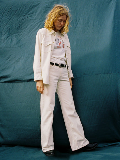 Nudie Jeans - Wide Heidi Ivory