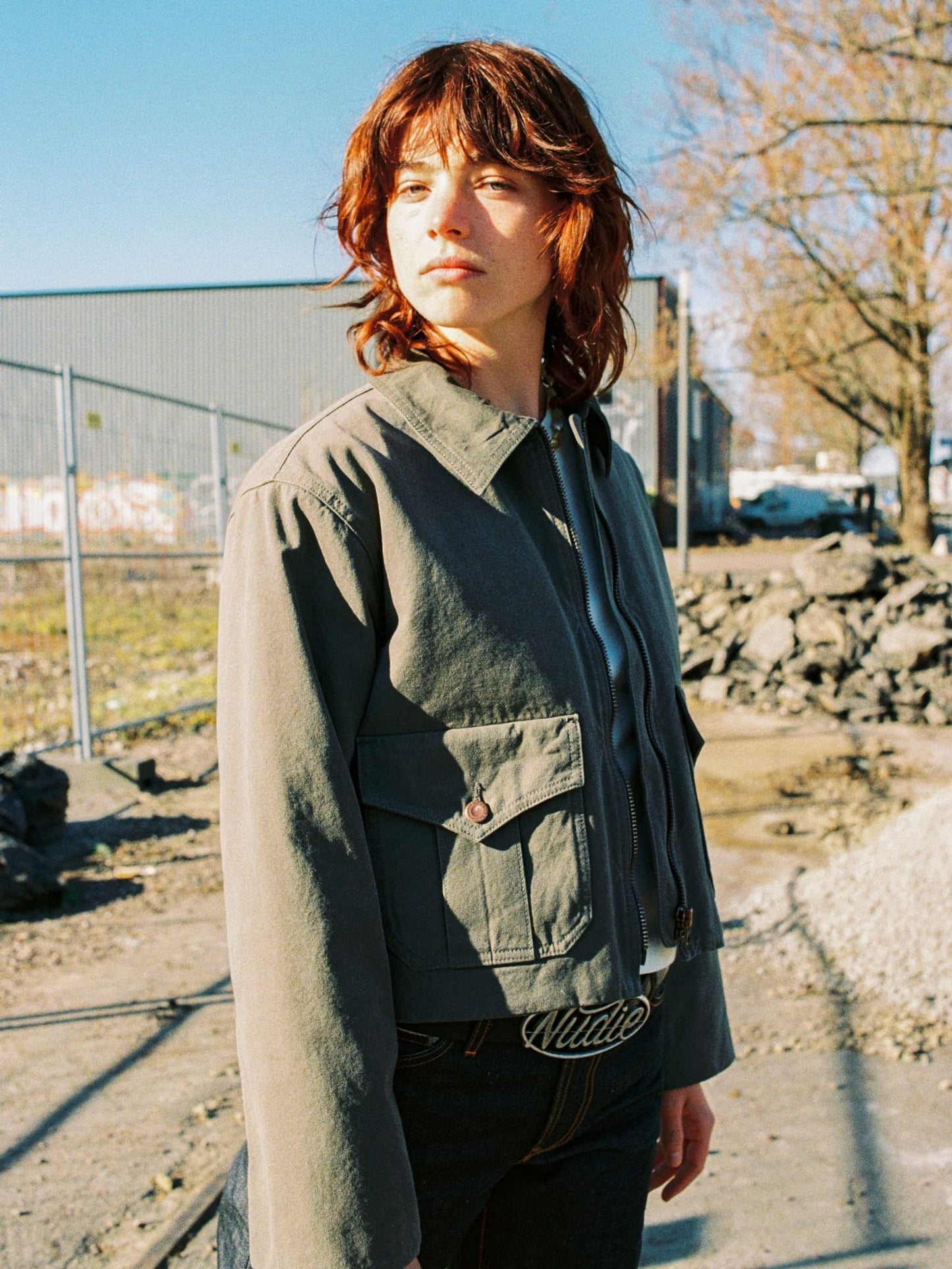 Nudie Jeans - Molly Duck Canvas Jacket Green