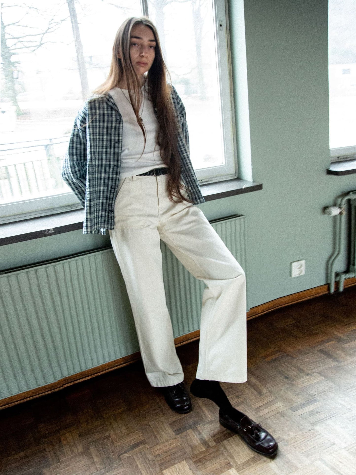 Nudie Jeans - Asta Workwear Pants | Ivory